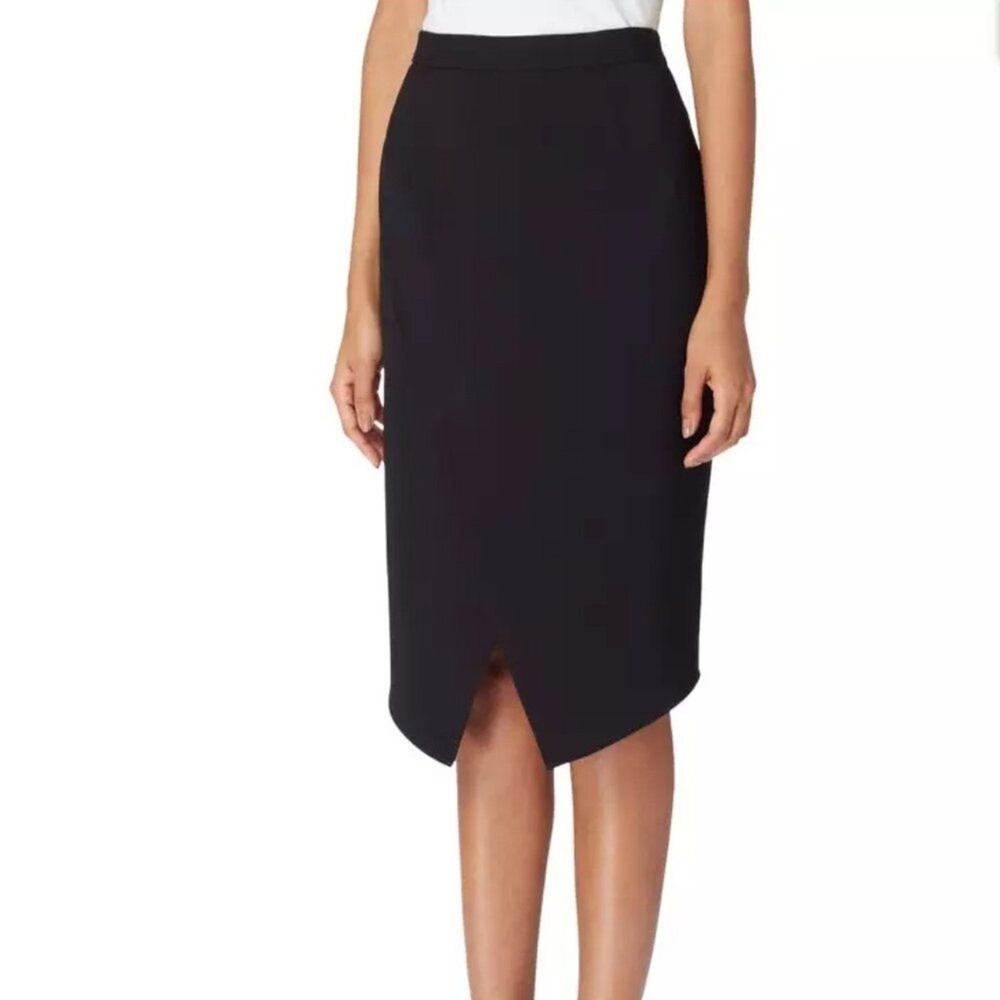 Tahari Black Work Mini Skirt Above Knee Office Ready NWT Size 6