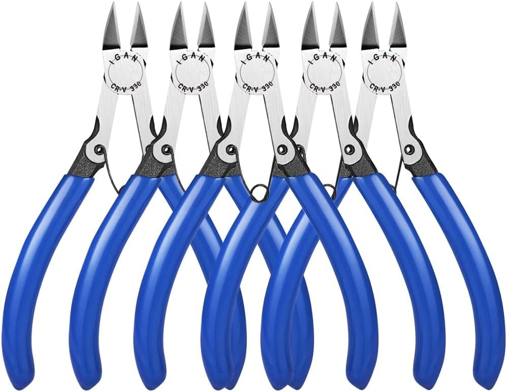Precision Flush Cut Wire Snips Side Cutter for Small Wires