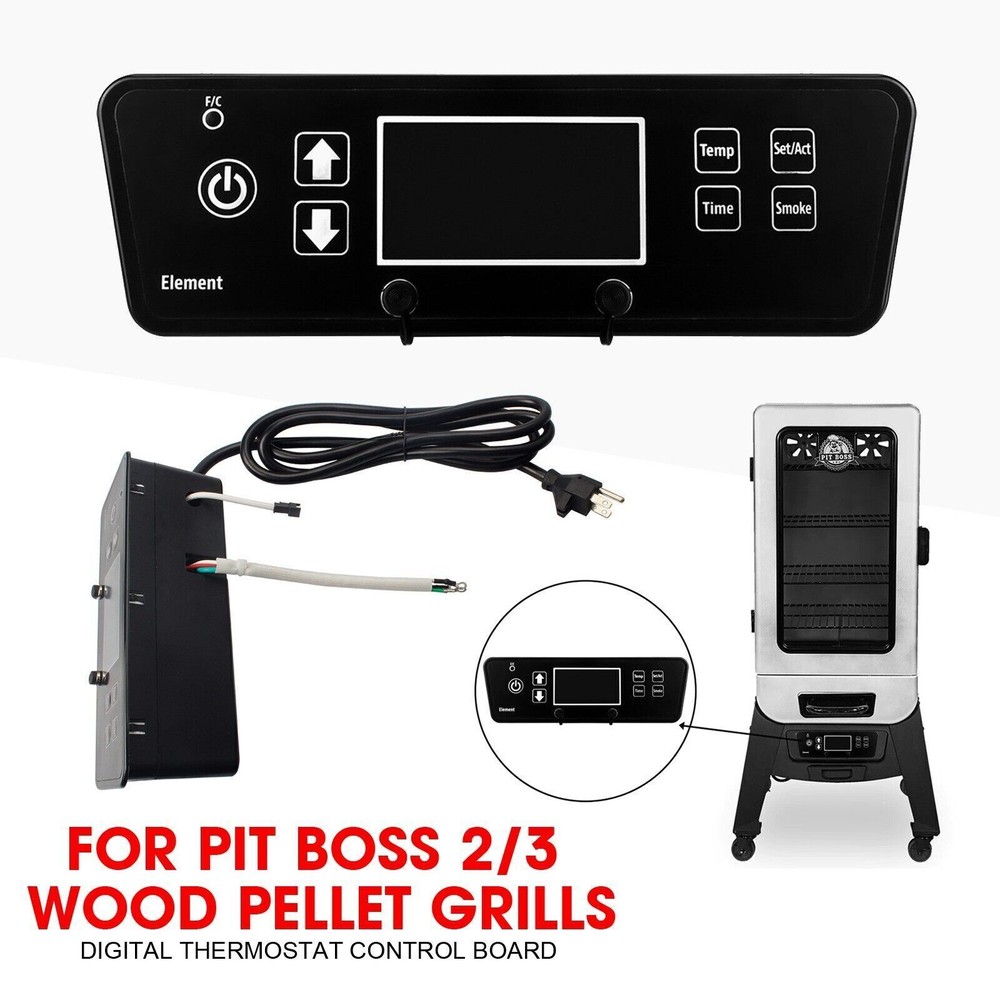 For Pit Boss 2 3 Wood Pellet Grill Digital LCD Thermostat Control Board 2.2DW