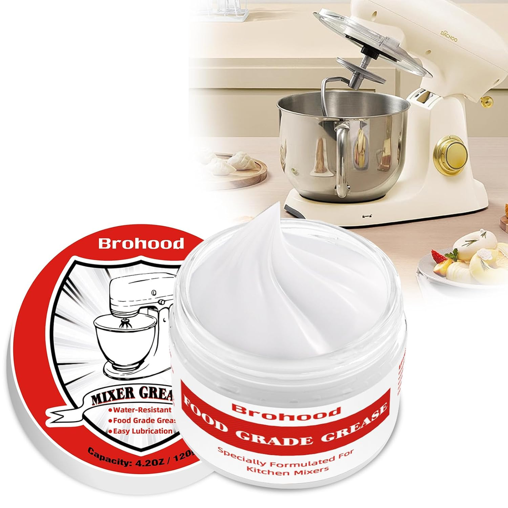 KitchenAid Stand Mixer Food Grade Grease 4.2 Oz Food Safe Lubricant Universal Fit