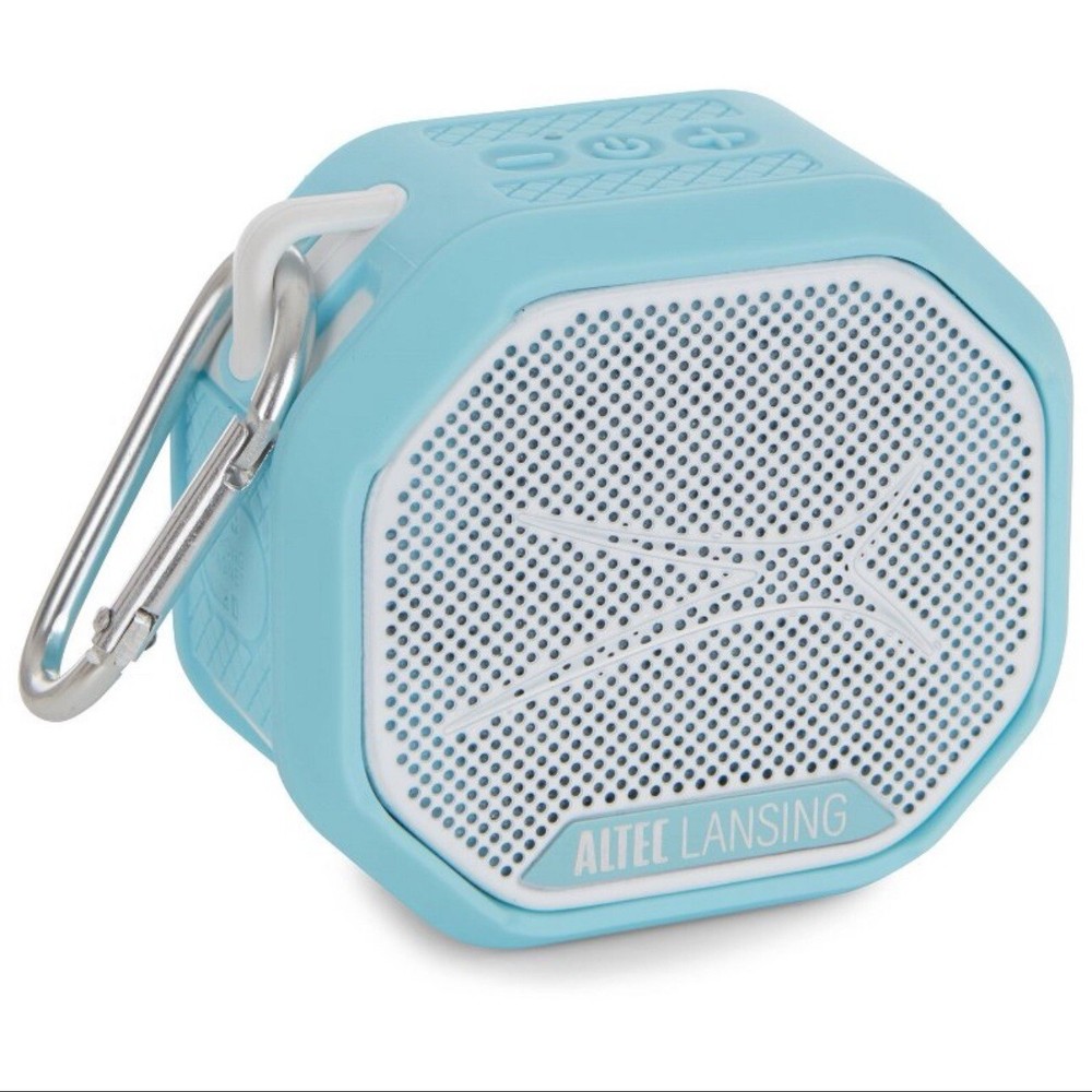 NEW Altec Lansing HydraTrek Waterproof Bluetooth Speaker Aqua Blue Sealed