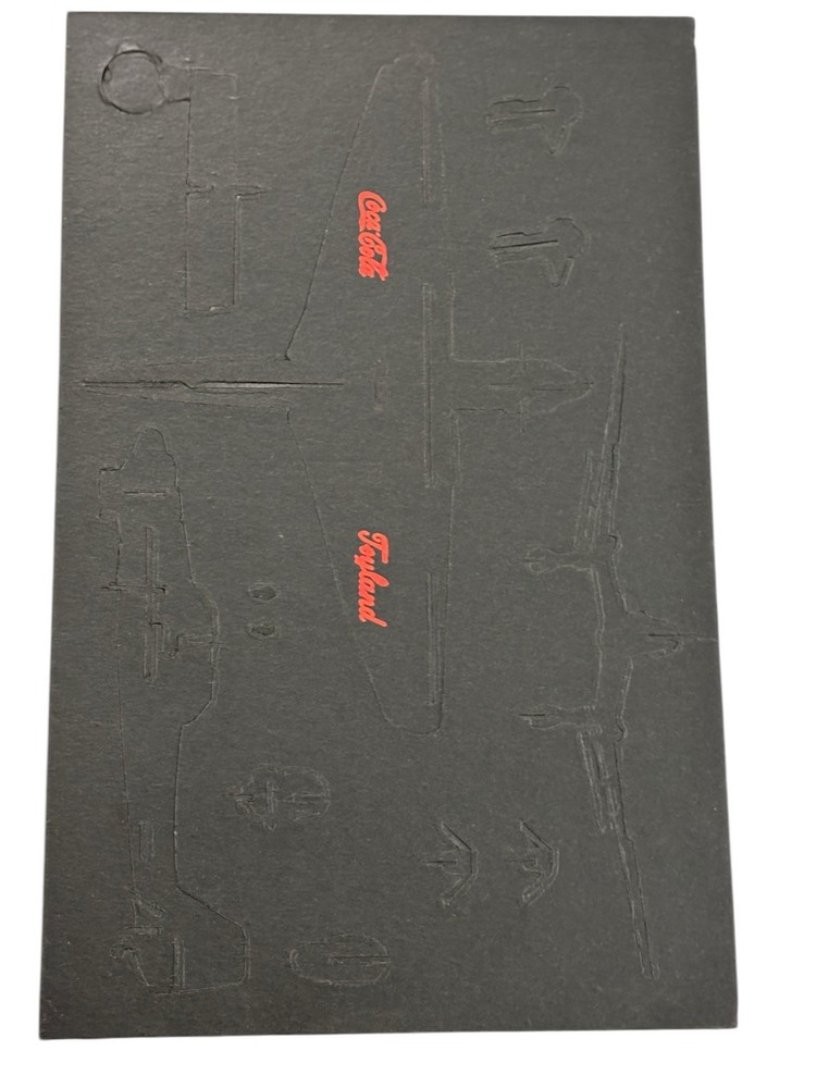 1942 WWII Coca-Cola US Silhouette German Junkers Ju 87B Bomber S-71 1:72 Scale Model