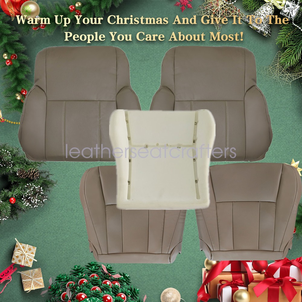 For 1996-2002 Toyota 4Runner Both Side Bottom & Top Seat Cover & Foam Cushion