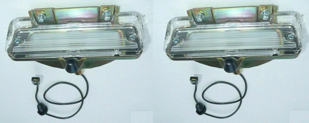 65 & 67 Chevelle Lamp Backup GUIDE Pair Reverse Light Housing Back Up Lens Light