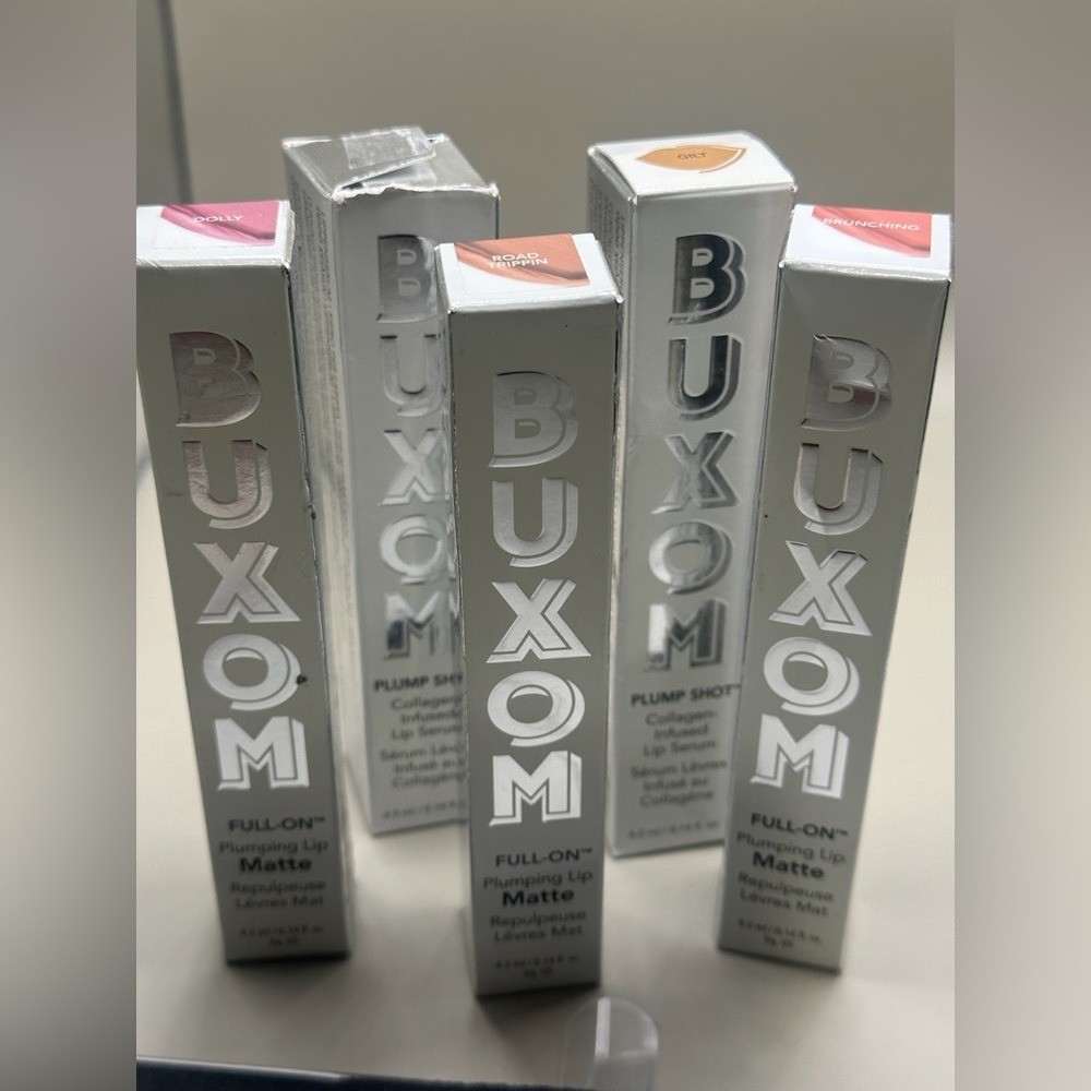 Buxom Plumping Lip Bundle with 2 Plump Shot & 3 Full-On Plump Glosses