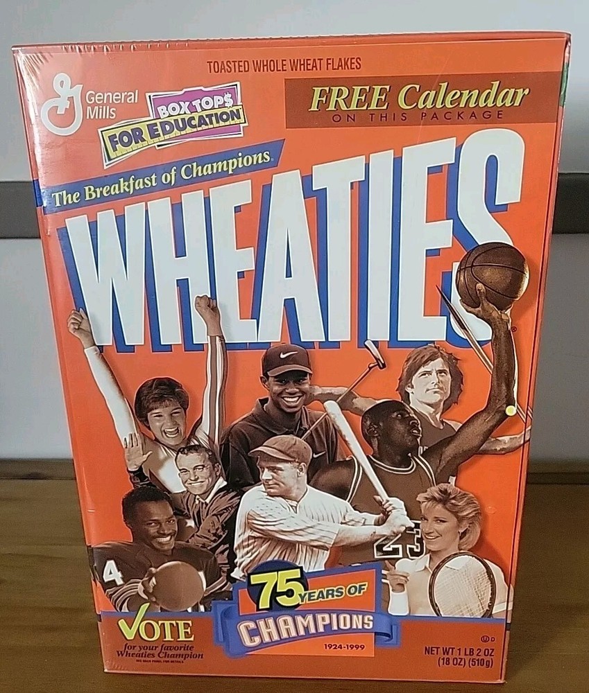 Wheaties 75 Years of Champions Voting Box (Unopened)