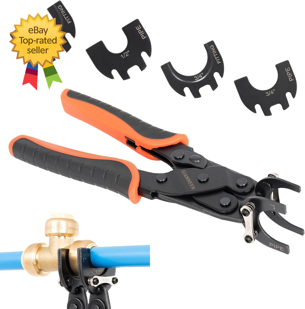 Push to Connect Removal Tool Disconnect Tongs for 1/2” 3/4” 1” Push Fitting Pex