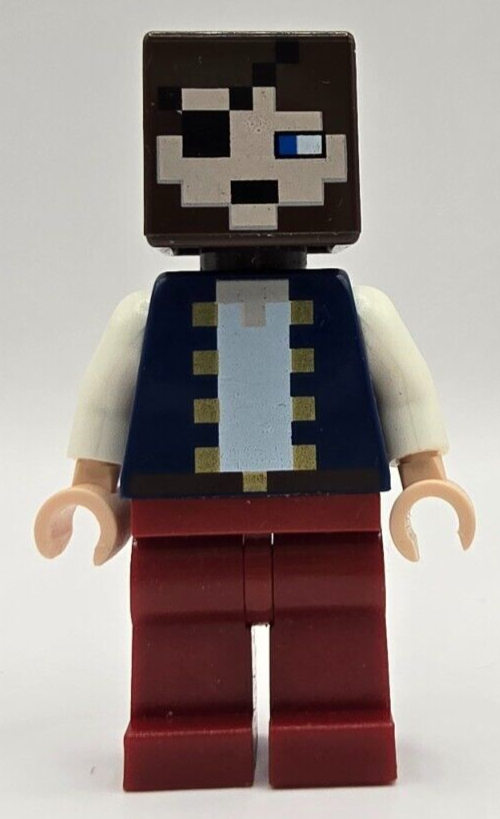 Used LEGO Minecraft Pirate Minifigure 21152 min068
