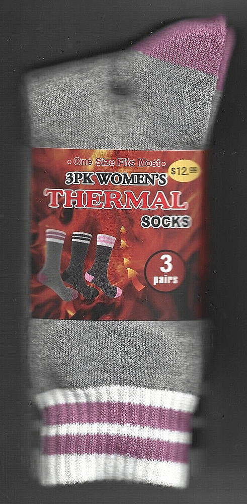 Womens Thermal Socks 3-Pack Perfect for All Seasons Comfort and Warmth