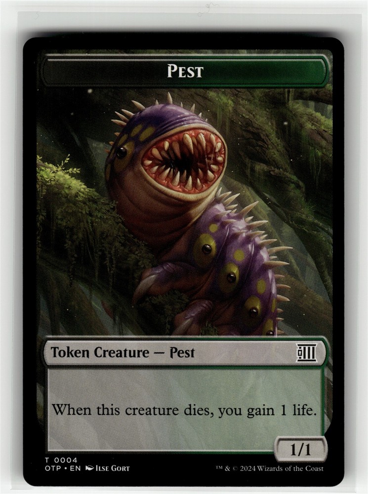 PEST TOKEN Breaking News #4 OTP(NM+)(MTG)
