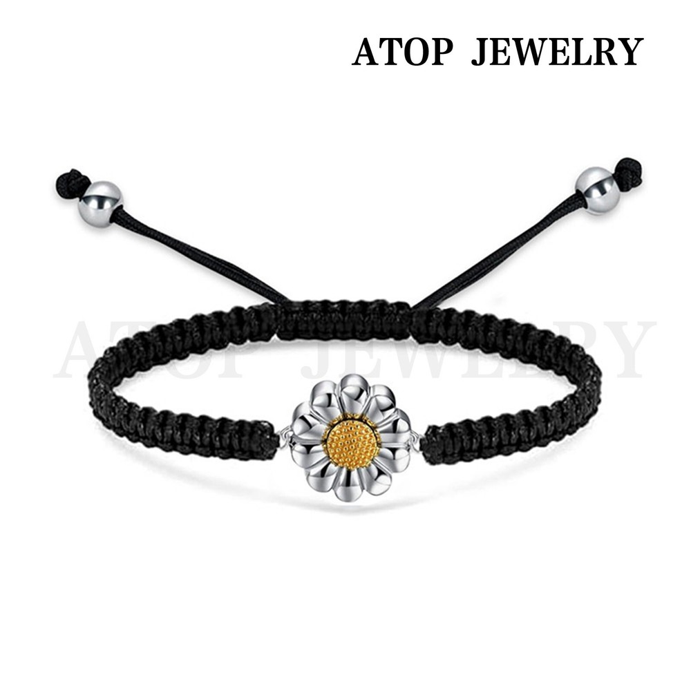 Sunflower Ashes Memorial Bracelet for Loyalty and Radiant Adoration