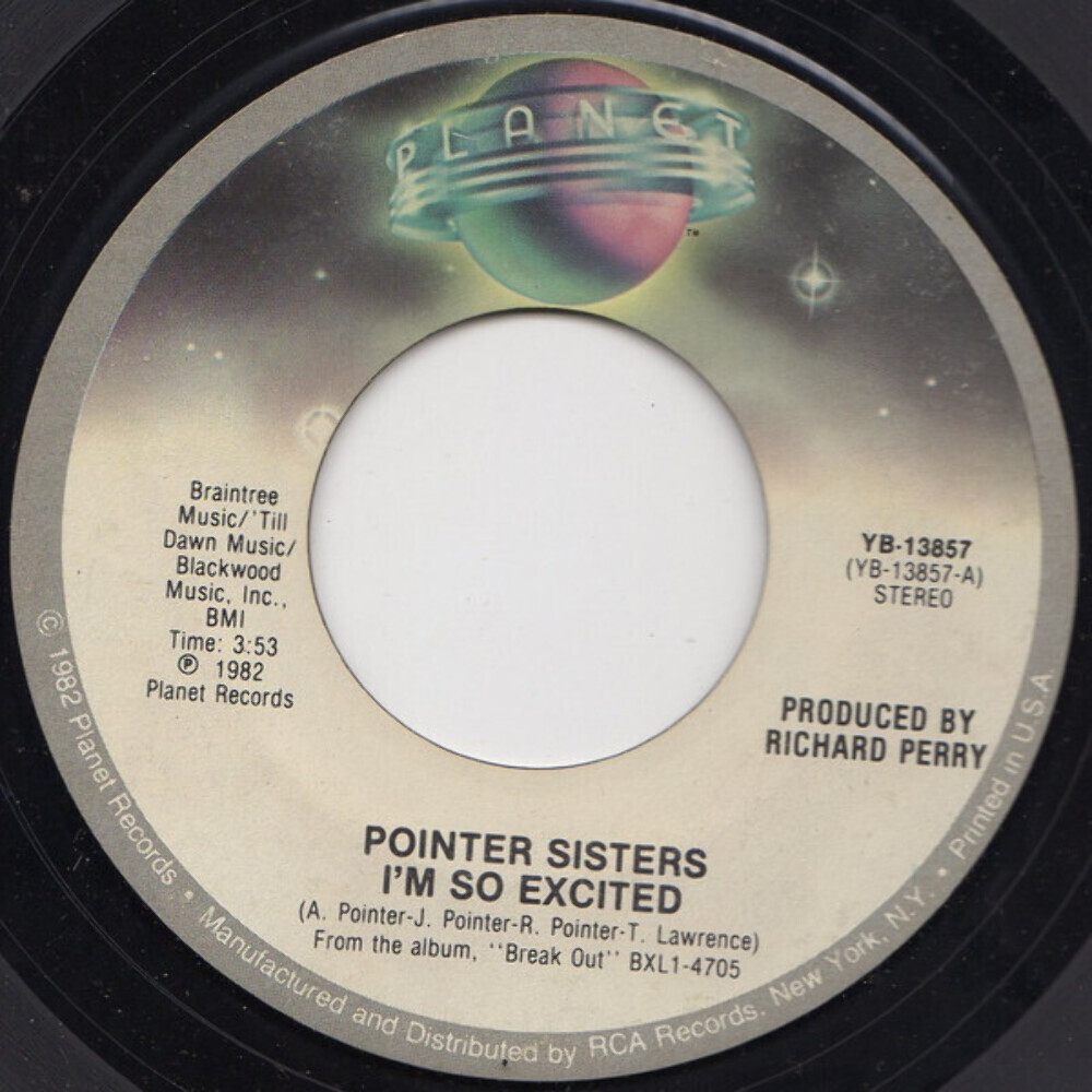 Pointer Sisters’ I’m So Excited 7