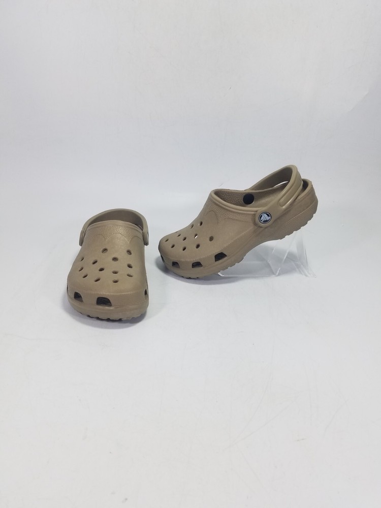 Crocs Classic Clogs Womens Size 4-5 XS Beige Excellent Condition Photos