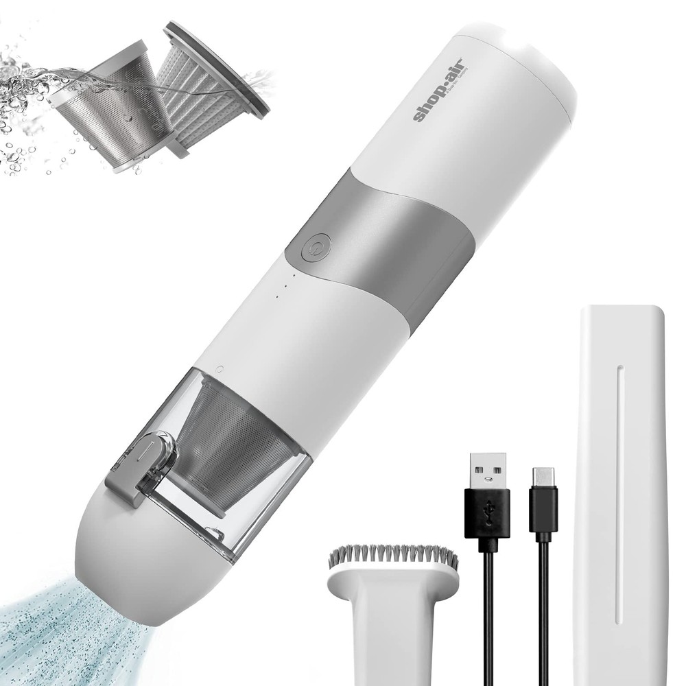 Cordless Handheld Vacuum Cleaner, 5500Pa 65W Powerful Suction, Mini Vacuum wi...