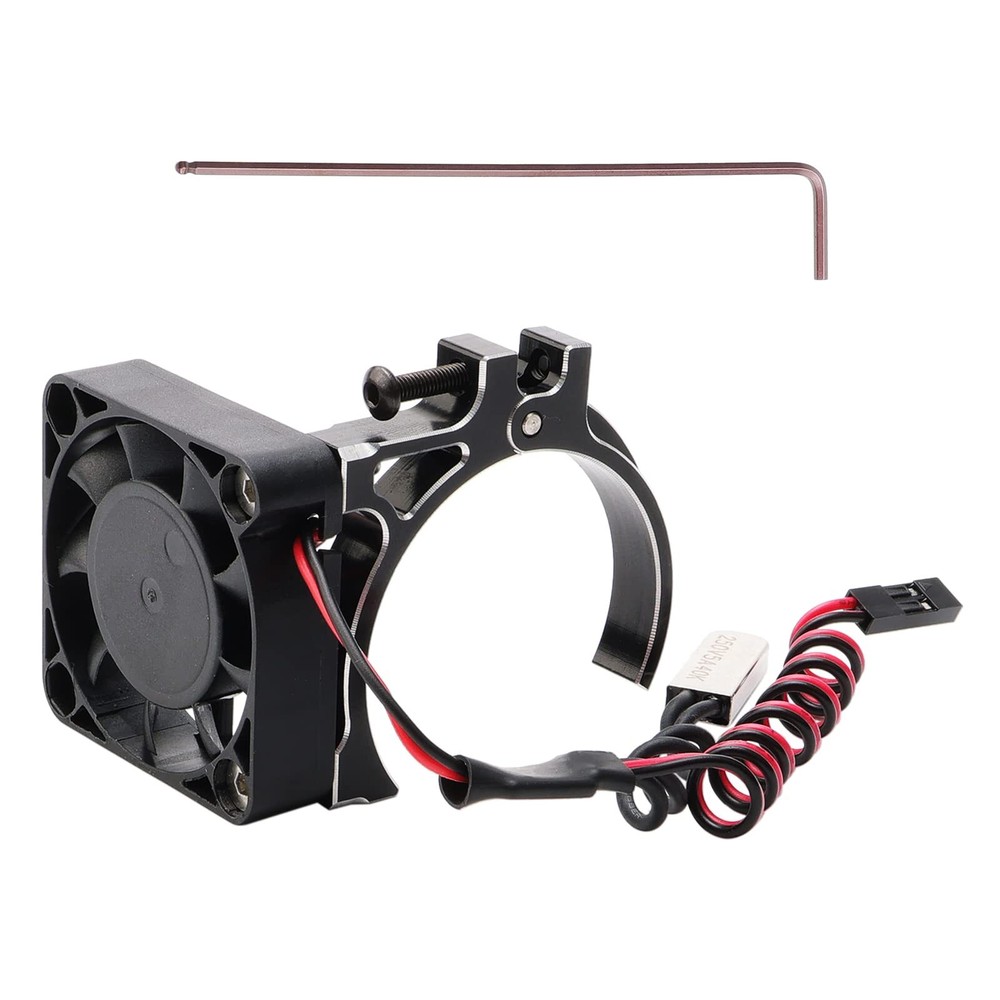 RC Motor Cooling Fan with Thermal Sensor Aluminum Clamp, 4268/4274 /1512/1515...