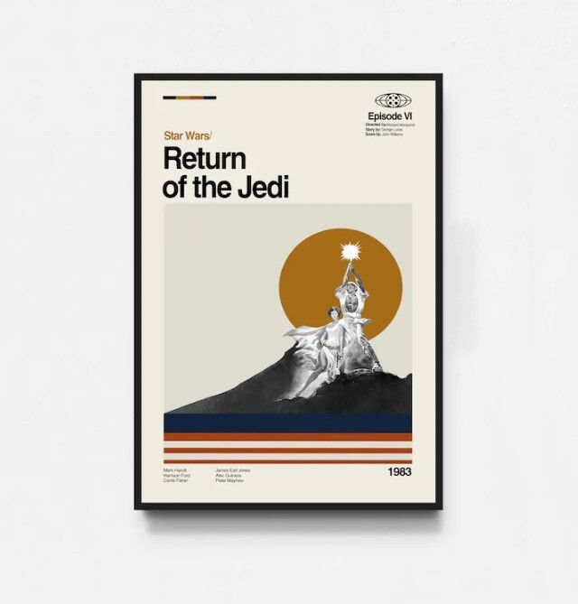 Return of the Jedi Star Wars TV Series Print Poster