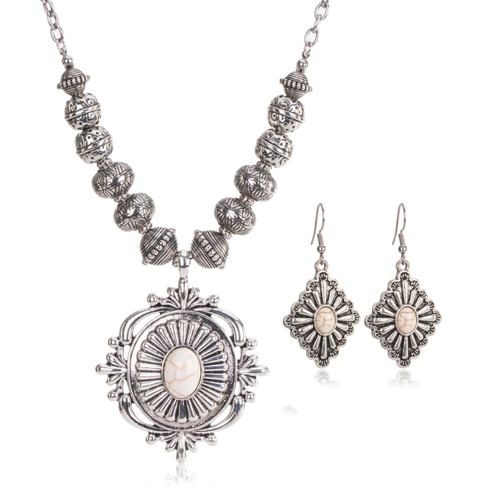 Rustic Couture Cowgirl Vintage Western Jewelry Set for Women