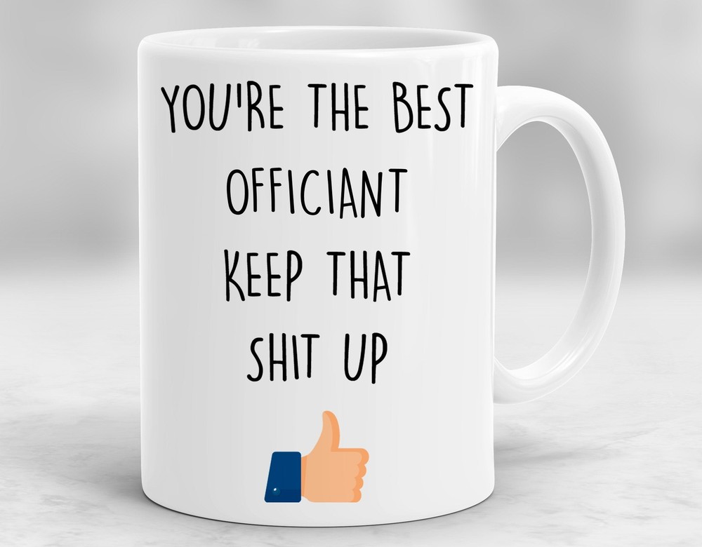 Funny Officiant Gift Ideas Officiant Thank You Officiant Coffee Cup Officiant