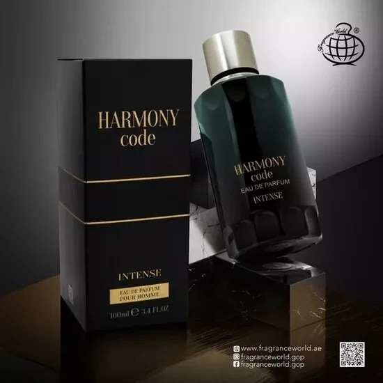 Harmony Code Intense EDP Perfume By Fragrance World 3.4 fl oz