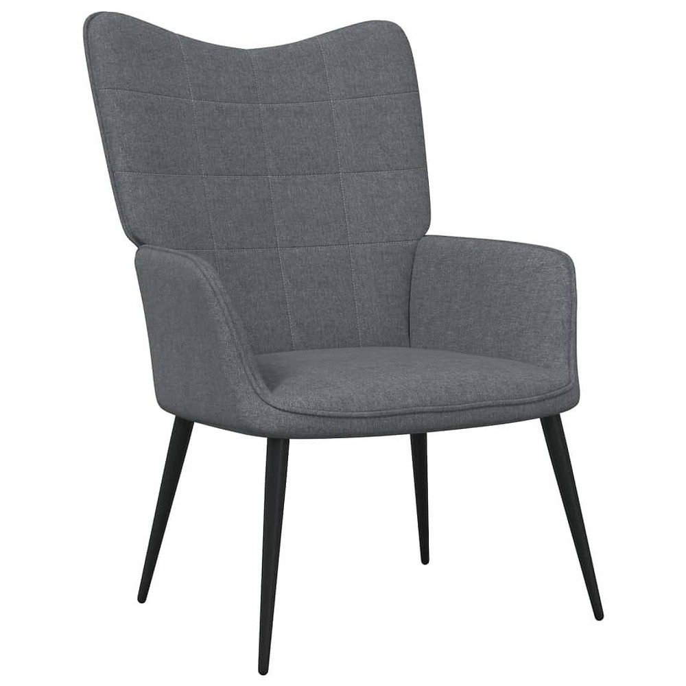 Dark Gray Fabric Relaxing Chair for Ultimate Comfort