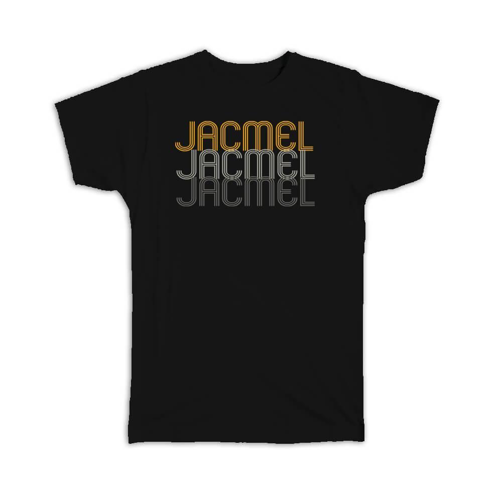 Haitian Jacmel Sign Vintage City Art Print T-Shirt Home Decor Gift