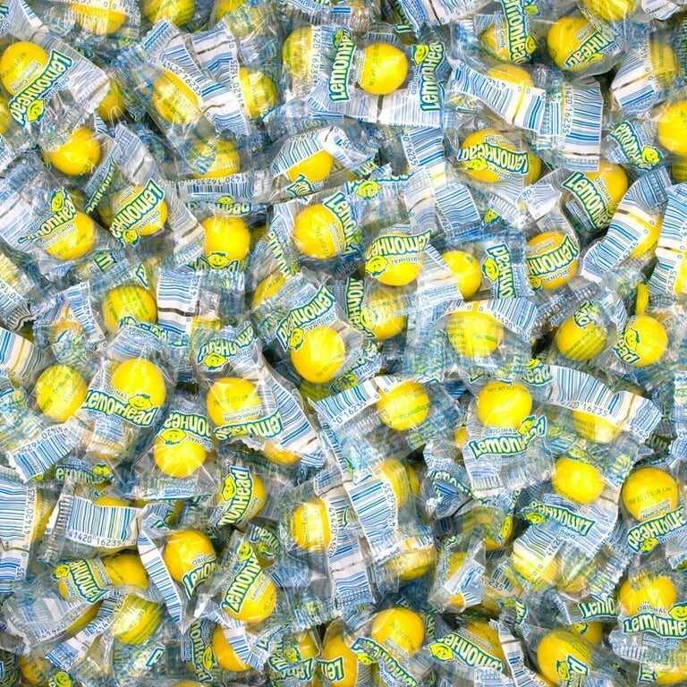 Original Lemonhead Candy - Genuine Sour Lemon Candies - Bulk - Choose Sizes