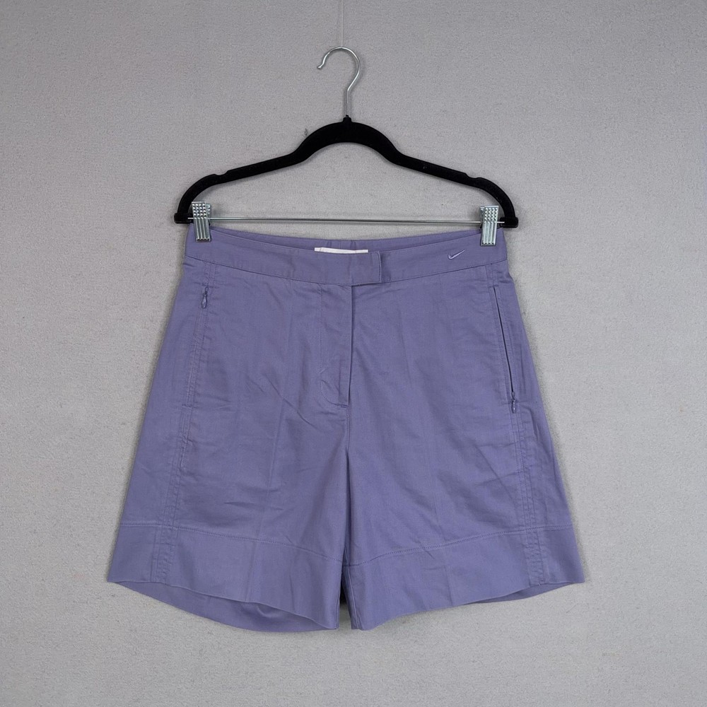 Vintage Nike Golf Shorts Women 8 Dri-FIT Quick Dry Golf Preppy Performance Chino