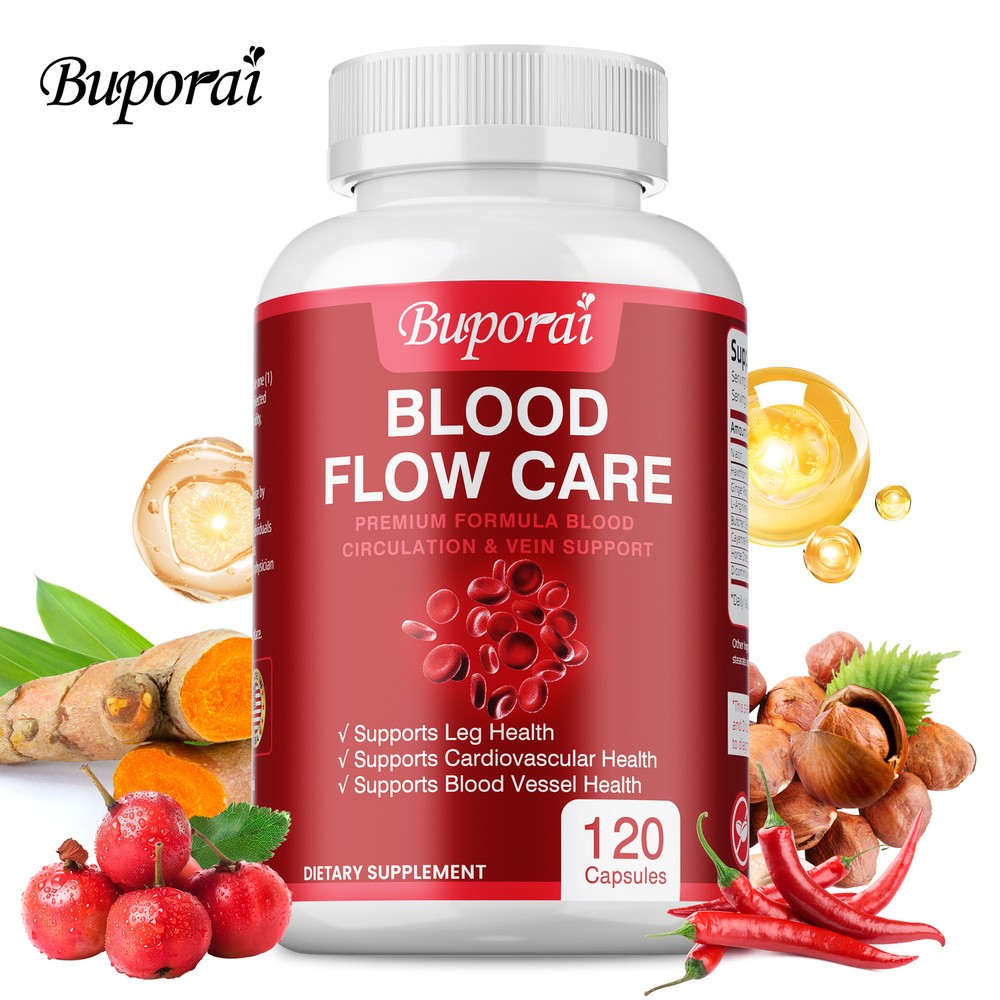 Blood Flow Care - Cleans Arteries and Veins, Heart Health, Blood Circulation