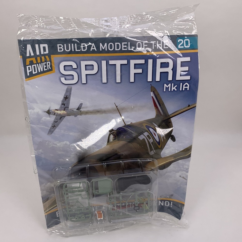 Build A Model Spitfire MK1A Issue #20 MKIA Air Power Partworks Magazine Hachette