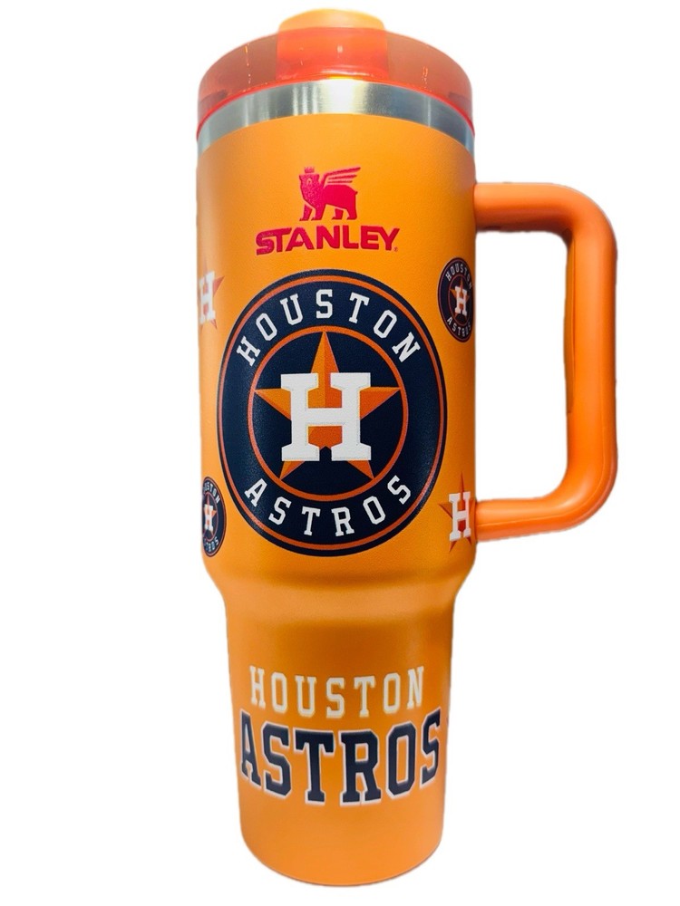 Stanley 40 Oz Quencher Tumbler Cup Bottle Hot Cold Houston Astros Cowboys H2O