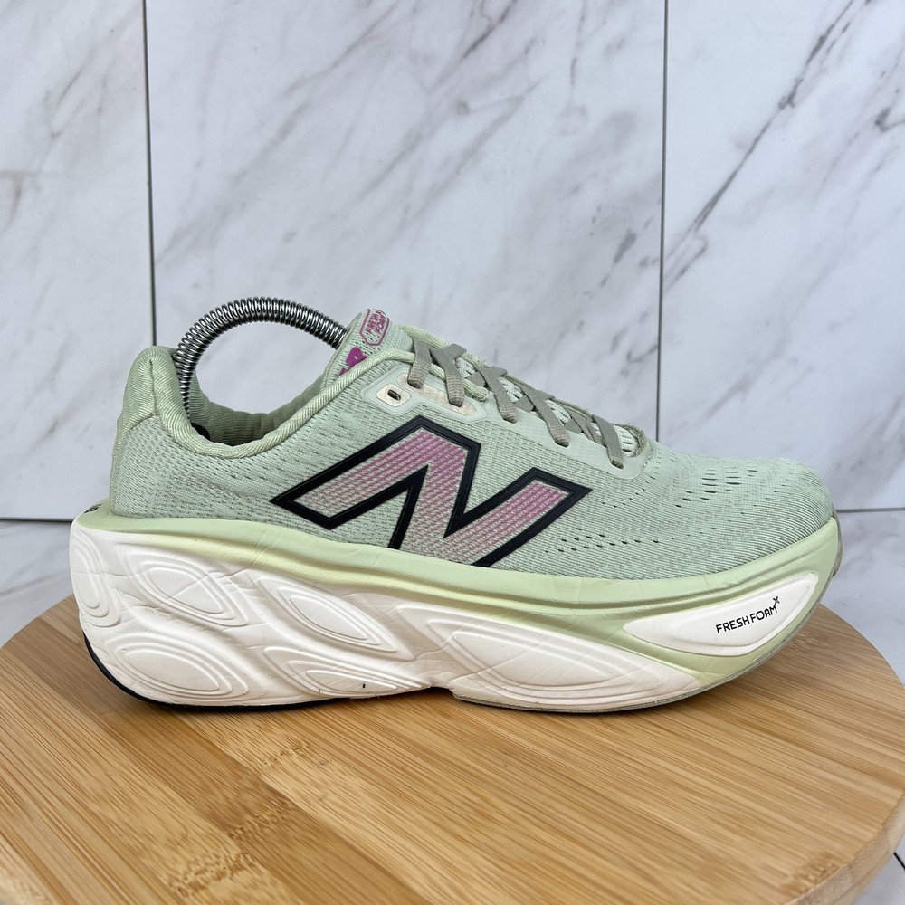 New Balance Fresh Foam X More v5 Womens Size 9.5 B Natural Mint Running Shoes