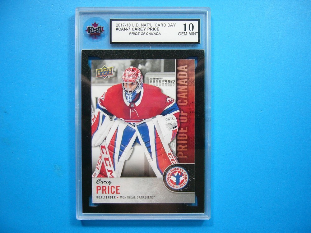 2017-18 Upper Deck NHL Canada Day #CAN-7 Carey Price KSA 10 Gem Mint Hockey Card-image