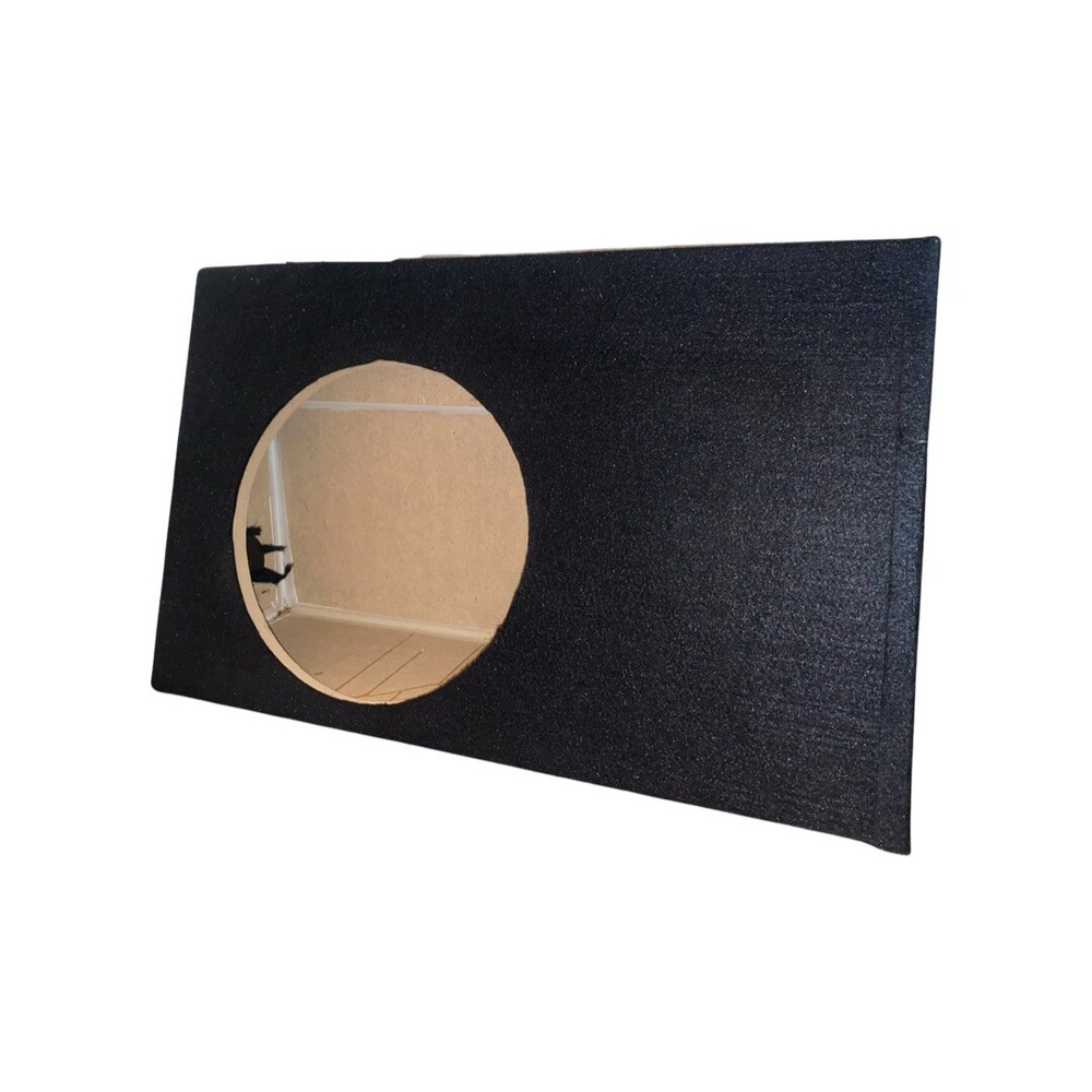 2001-2006 Chevy Silverado Crew Cab Single 10” Sealed Box Sub Enclosure Black