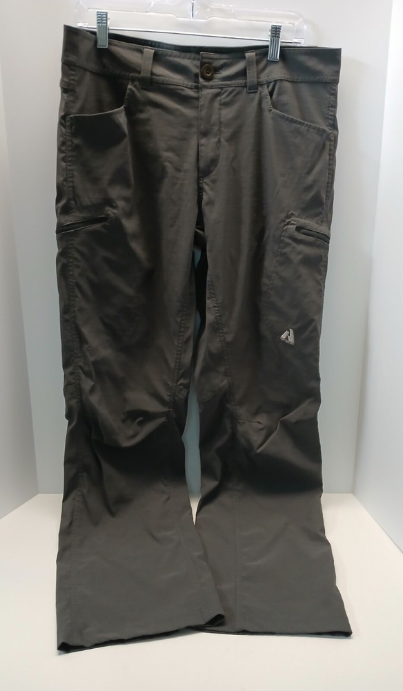 Eddie Bauer Pants Mens 34x32 First Ascent Gray Nylon Outdoor Hiking Climbing