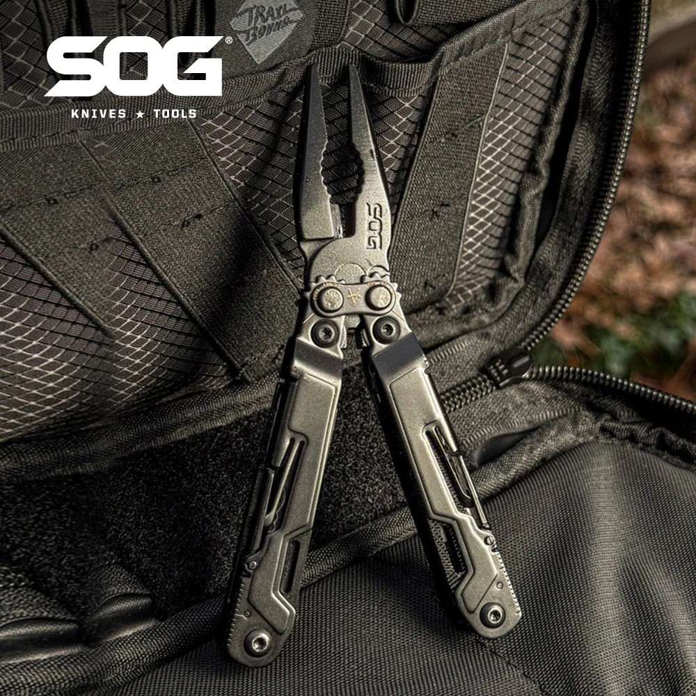 SOG PowerPoint Hardcased Black 18-in-1 Multi-Tool PP1002-CP Folding Pliers K