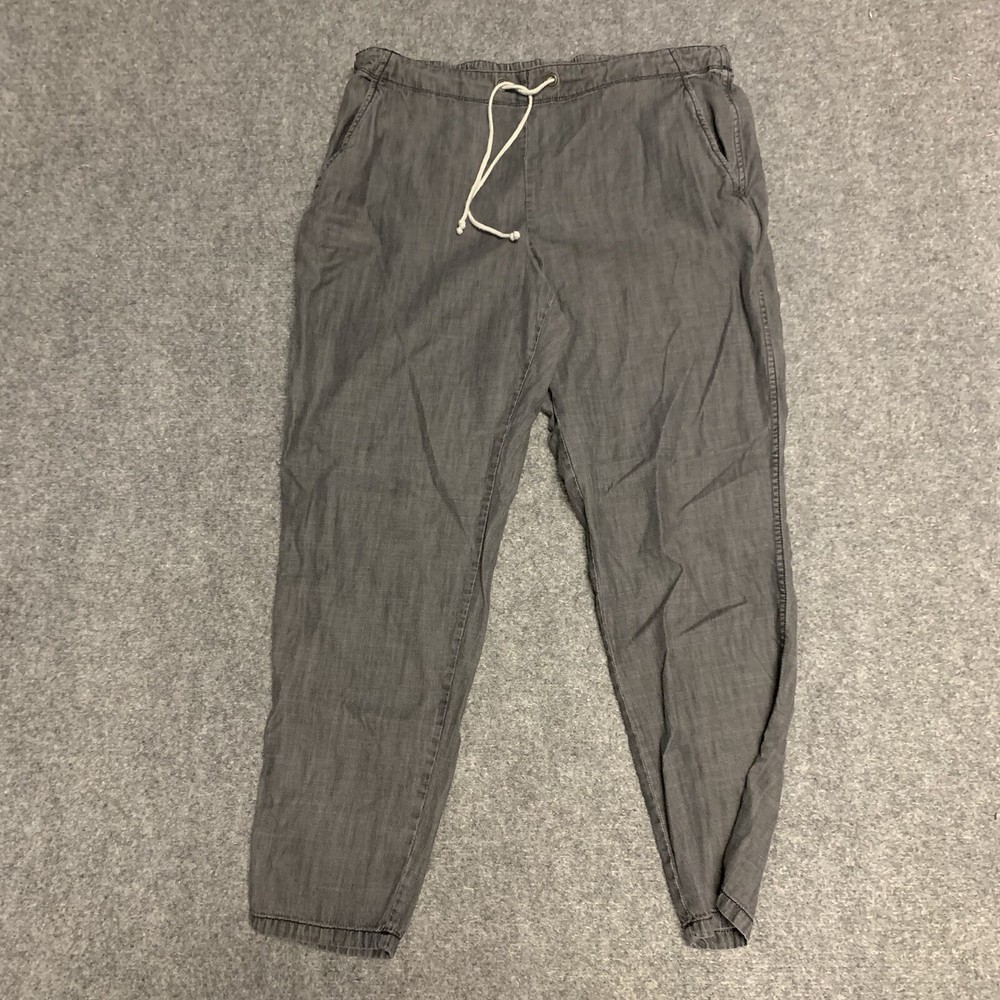 Eileen Fisher Tencel Cotton Blend Pull On Pants Size Medium Joggers