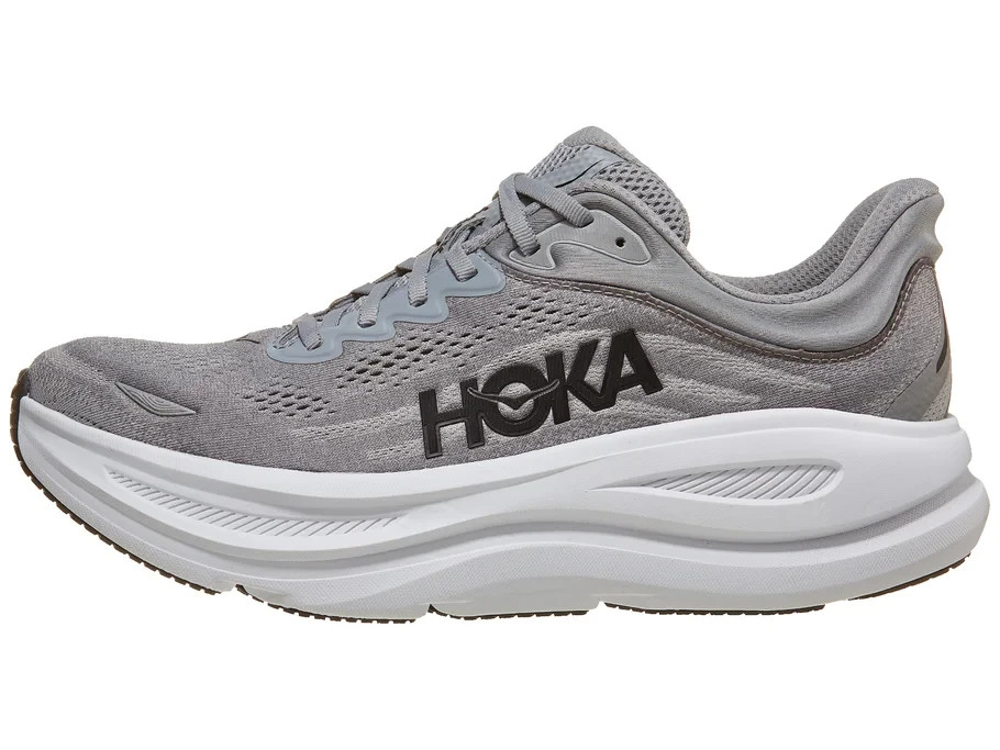 [FLASH SALE] HOKA. Bondi 9 Men's Shoes - Galactic Grey/Stellar Grey-image