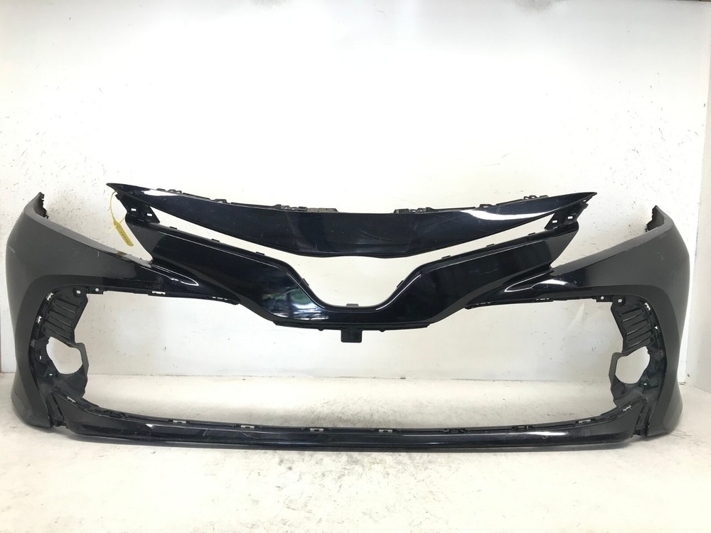 Front Bumper Cover Black 2018-2020 Toyota Camry L/LE/XLE/Hybrid 52119-06D90 OEM