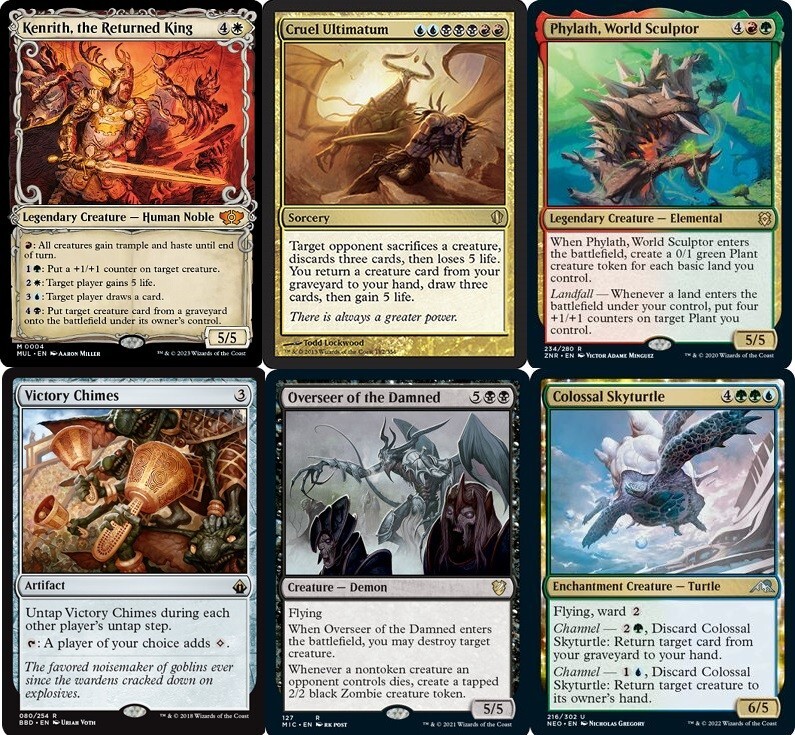 MTG Commander EDH Deck Kenrith, the Returned King 100 Cards Custom Deck - Maja