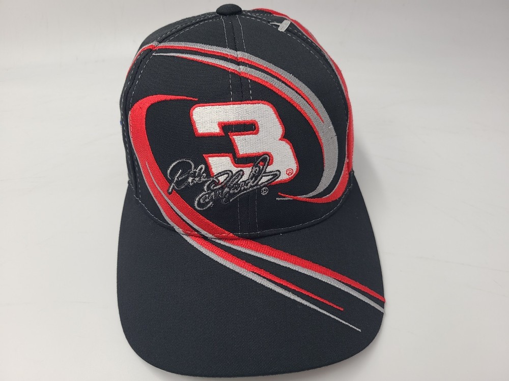 Vintage Dale Earnhardt #3 Goodwrench Swirl Chase Adjustable Hat Cap NASCAR Black