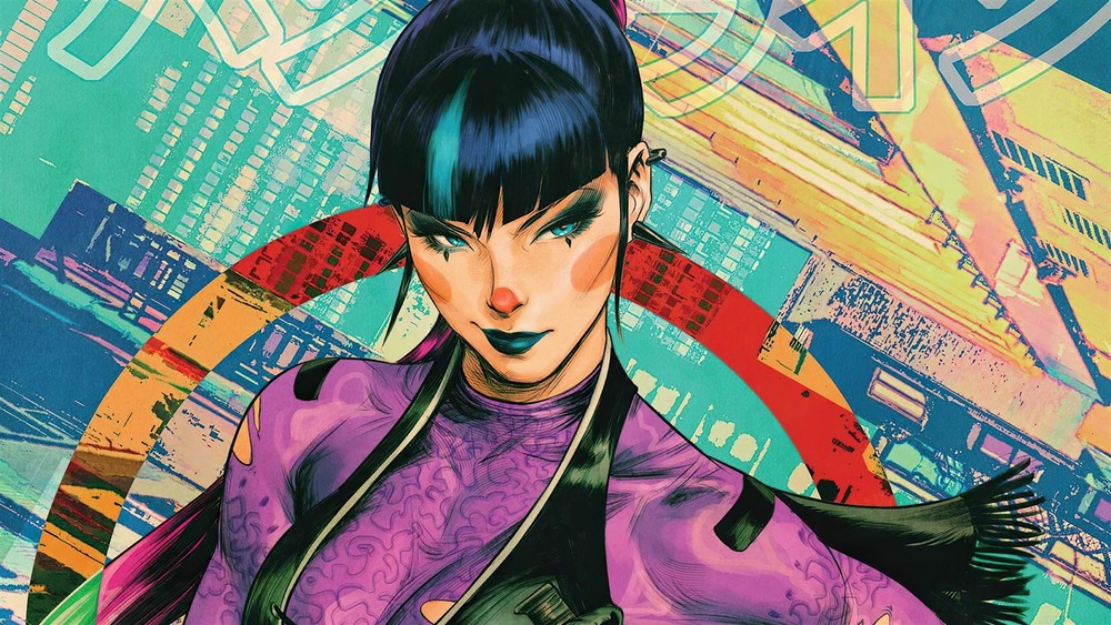 Punchline DC  Girl Metal Art Print Comics Poster 8in x 12in Lot Up