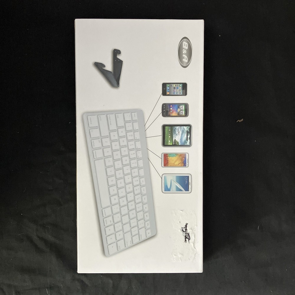 Foldable Bluetooth Keyboard with Universal Tablet Stand BT-101KB