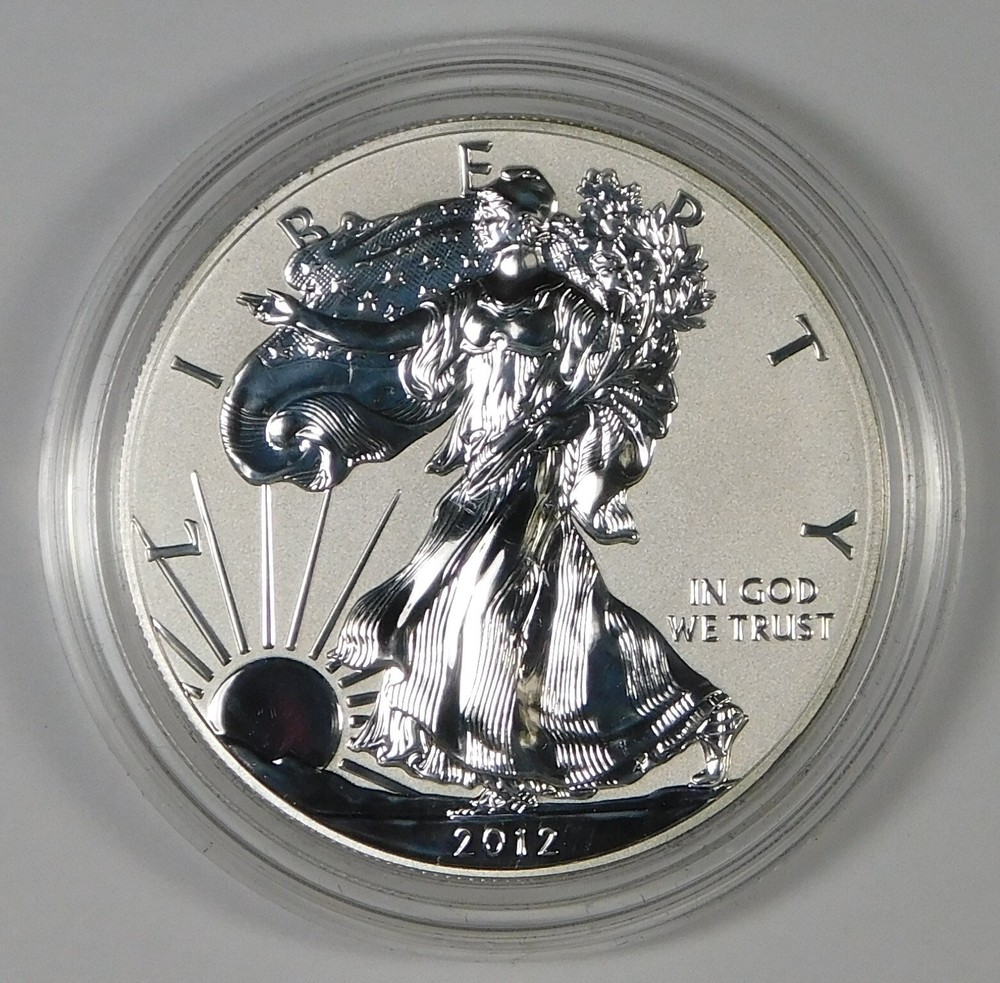 2012-S $1 Reserve Proof American Silver Eagle Coin