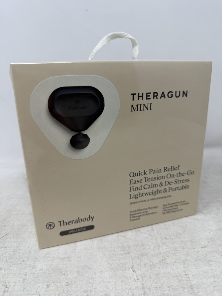 Therabody Theragun Mini Portable Massage Gun Black 2nd Gen New