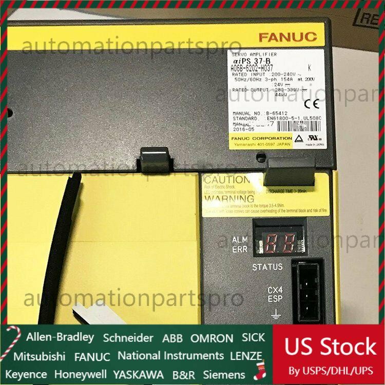 1PC New Fanuc A06B-6202-H037 Servo Driver Fast Shipping US Free TAX