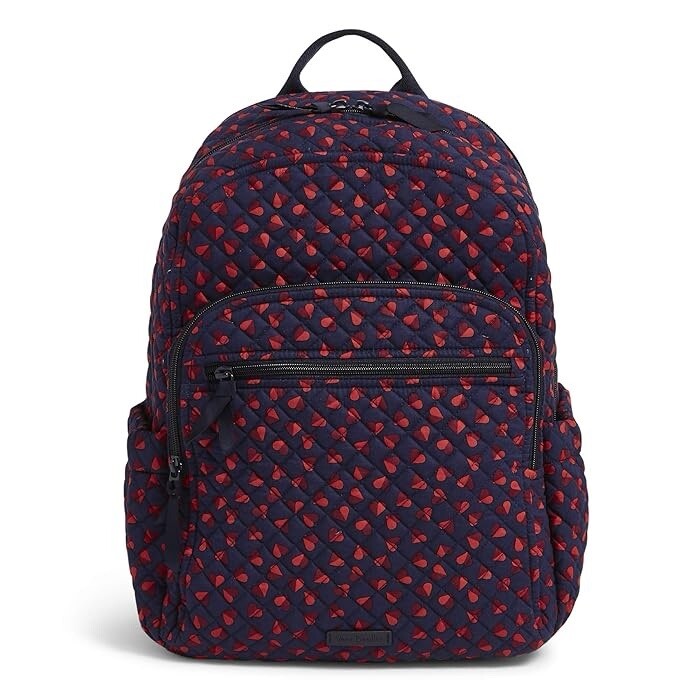 Vera Bradley Quilted Backpack Campus Cotton Sweet Hearts Retired Valentine’s Day