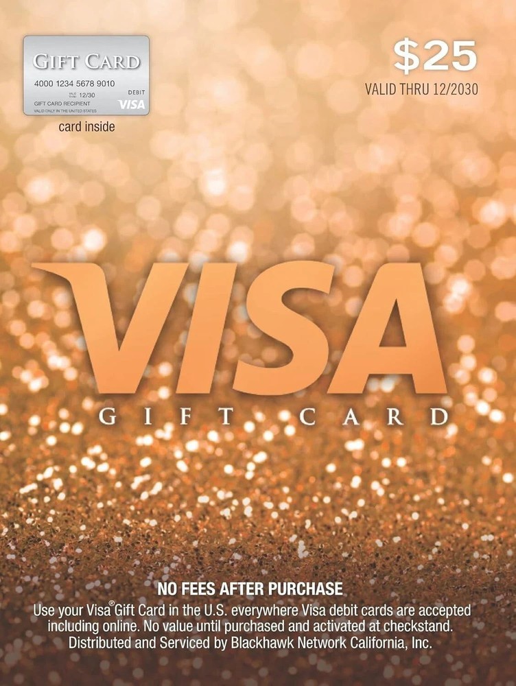 Visa $25 Gift Card with $3.95 Purchase Fee
