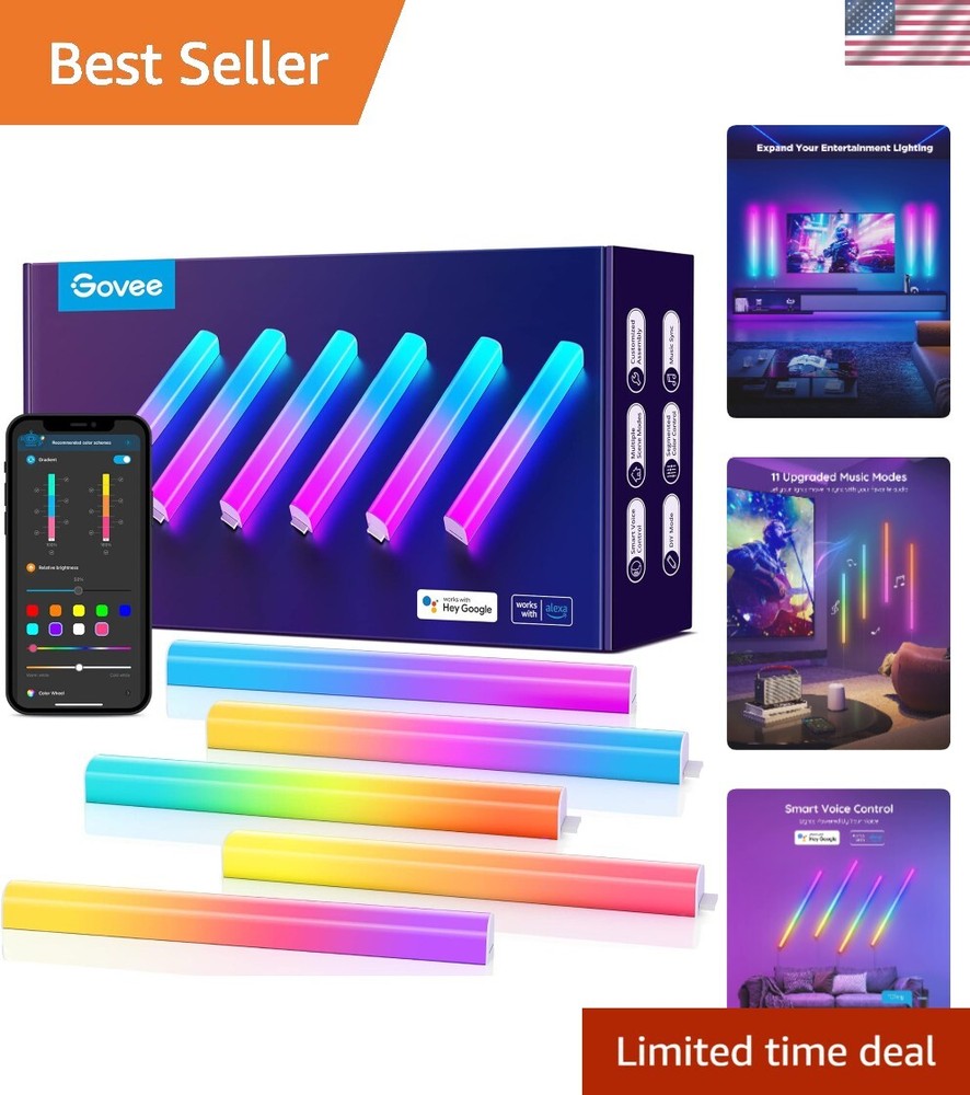 RGBIC Smart Glide Wall Lights with Alexa Gaming Sync