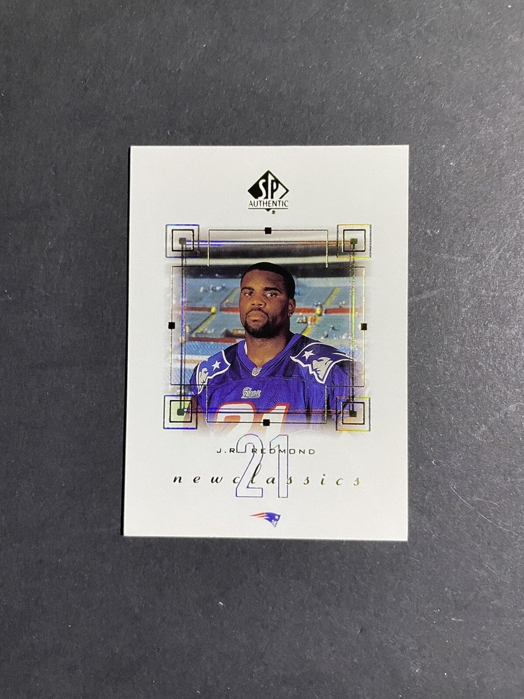 2000 SP Authentic J.R. Redmond New Classics Rookie Insert Card NC5 - Patriots