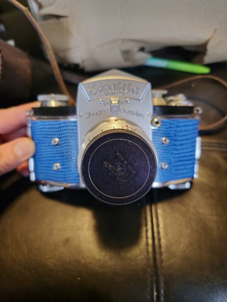 Vintage Custom Aligator Skin exakta varex Camera